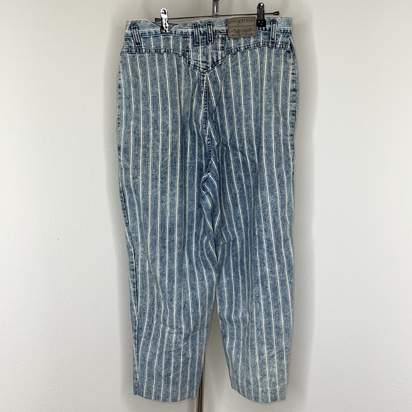 🔹 Vintage 80’s Levi’s 900 Series Striped Jeans - Picture 3 of 4